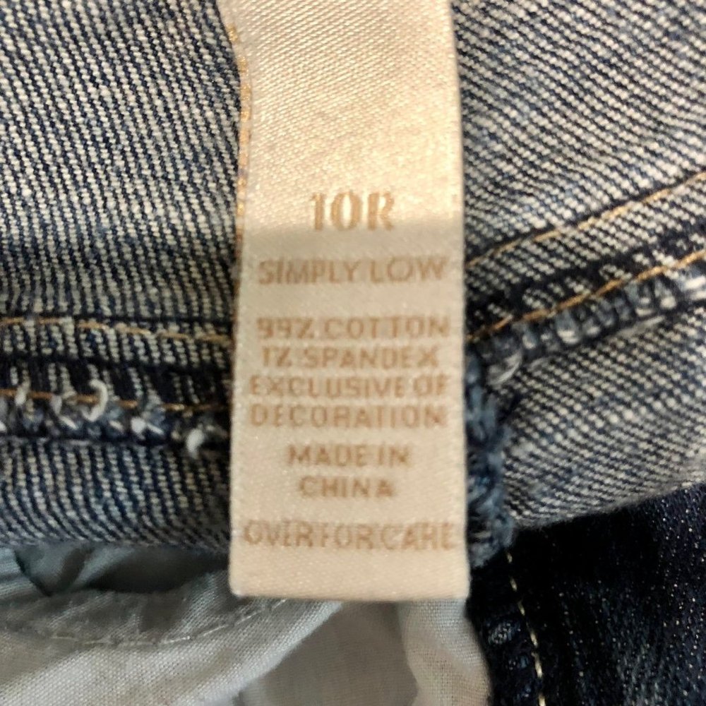 Justice I ❤️Justice Jeans Simply Low Girls 10R Used - Picture 9 of 11